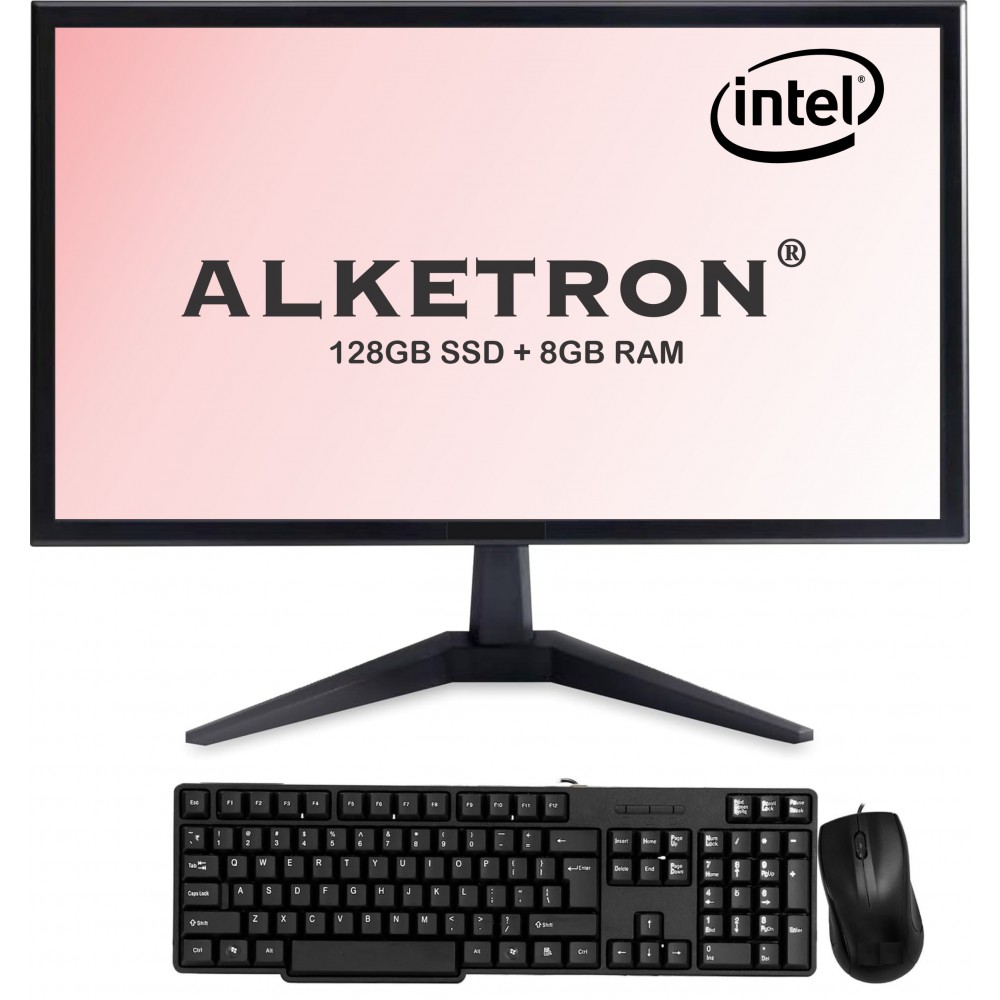 ALKETRON Office Mate - i3 8th Gen All In One PC(Basic Edition)