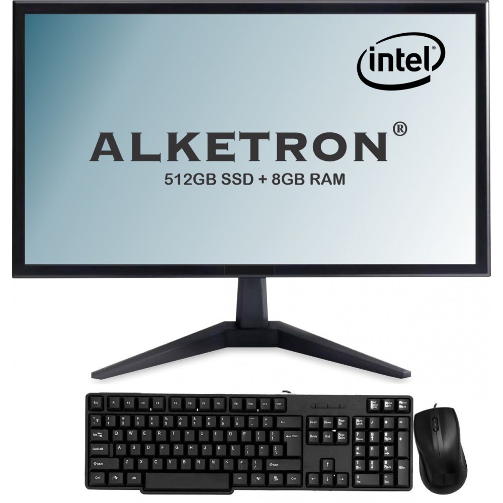 ALKETRON Office Mate - i3 8th Gen All In One PC(Standard Plus Edition)