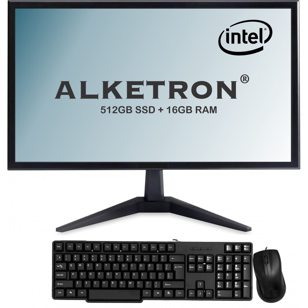 ALKETRON Office Mate - i3 8th Gen All In One PC(Standard Plus Edition)
