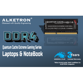 ALKETRON 16GB DDR4 3200MHz - With Heatsink - Gaming Desktop Memory