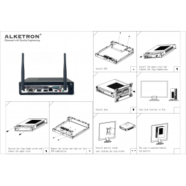 ALKETRON Office Mate - i3 8th Gen All In One PC(Standard Edition)