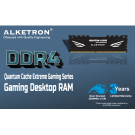 ALKETRON 16GB DDR4 3200MHz - With Heatsink - Gaming Desktop Memory